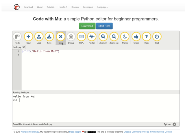 Mu Editor
